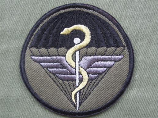 Czech Republic 4th Rapid Deployment Brigade, Airborne Medical Company Shoulder Patch  