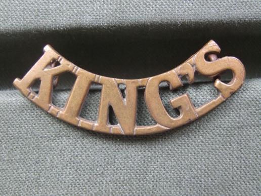 British Army The King's Regiment Shoulder Title
