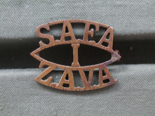 South Africa 1st Battery South African Field Artillery Shoulder Title 