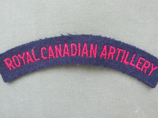 Canada Royal Canadian Artillery Shoulder Title
