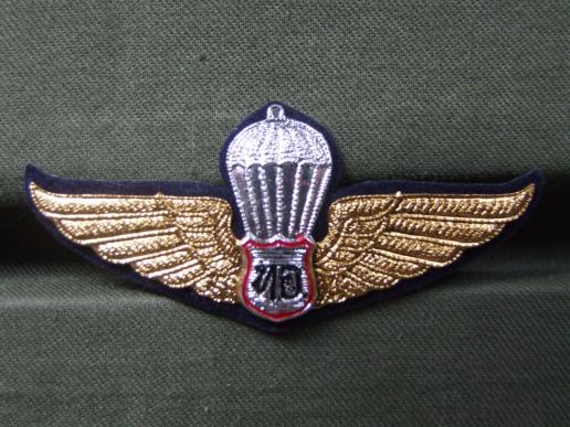 Thailand Air Force Basic Parachute Wings 