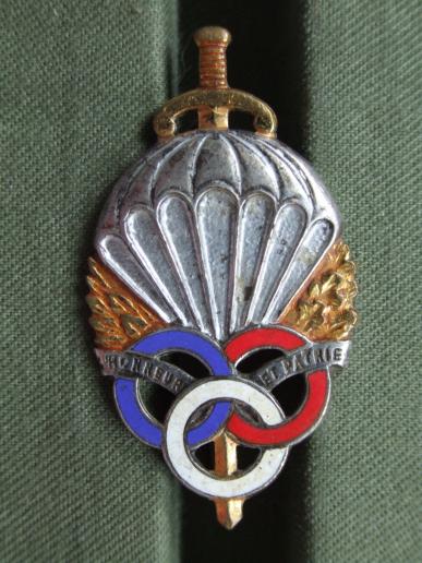 France 1970's Pre Militaire Parachute Badge