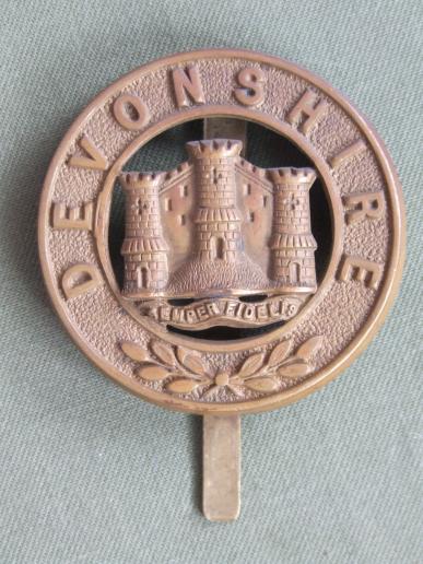 British Army The Devonshire Regiment Pagri Badge 