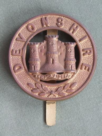 British Army The Devonshire Regiment Pagri Badge  