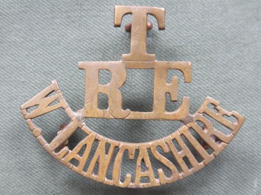 British Army WW1 Royal Engineers Territorial West Lancashire (Divisional Engineers) Shoulder Title
