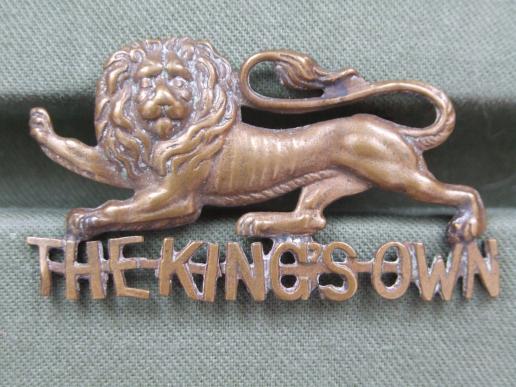 British Army The King's Own Royal Regiment (Lancaster) Cap Badge