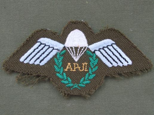 New Zealand Army Assistant Parachute Jump Instructor (A.P.J.I.) Parachute Wings