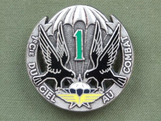 France 12 Company 12 RCP (Regiment Chasseurs Parachutistes) Pocket Crest