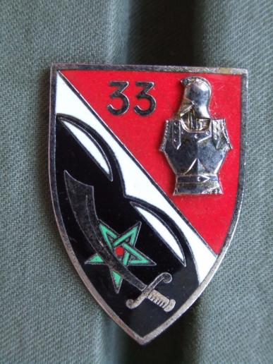 France 33rd R.G. (Engineer Regiment) Pocket Crest