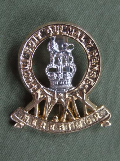 British Army The 15th/19th The Kings Royal Hussars Cap Badge