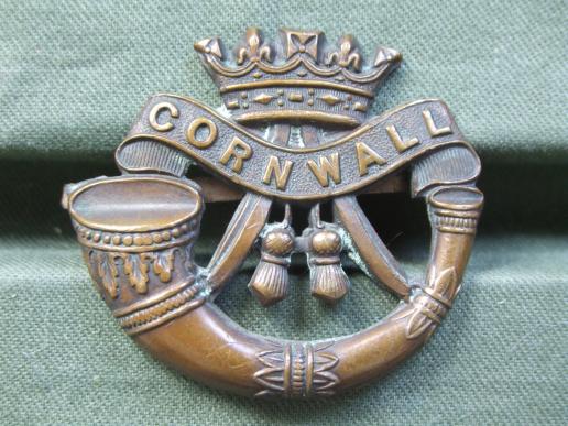 British Army The Duke of Cornwall's Light Infantry Officer's Service Dress Cap Badge