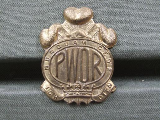 Canada WW2 period, PWOR, Princess of Wales Own Regiment Cap Badge