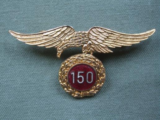 Spain Airborne 150 Parachute Jumps Award Badge 