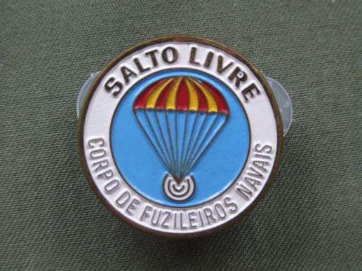 Brazil Marines Freefall Parachute Badge