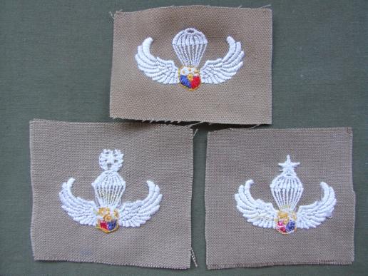 Philippines Army Parachute Wings Basic, Senior & Master