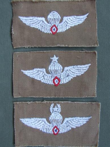 Philippines Air Force Parachute Wings Basic, Senior & Master