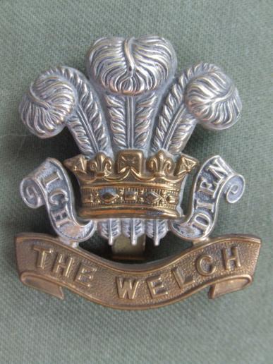 British Army The Welch Regiment Cap Badge