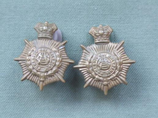 British Army QVC The Army Service Corps Collar Badges 