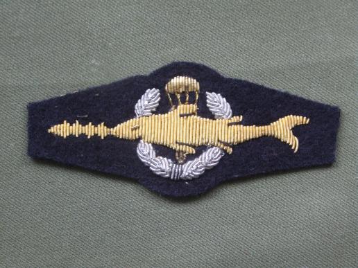 Germany Navy Combat Swimmer (Kampfschwimmer) Post 1983 Dress Uniform Class 2 Qualification Badge  