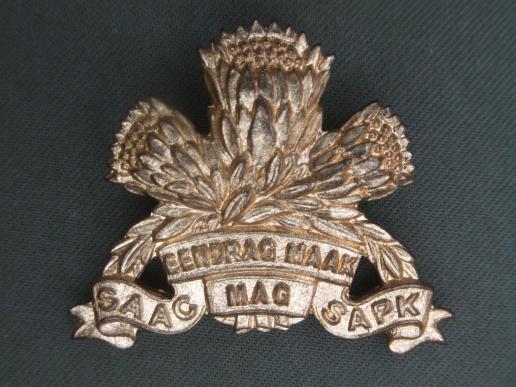 South Africa Armoured Corps Cap Badge 
