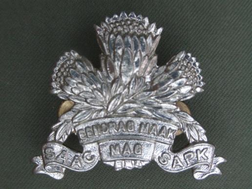South Africa Armoured Corps Cap Badge  