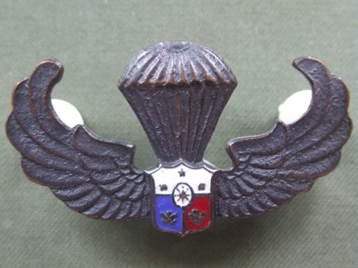 Philippines Army 1952 Pattern Basic Parachute Wings 