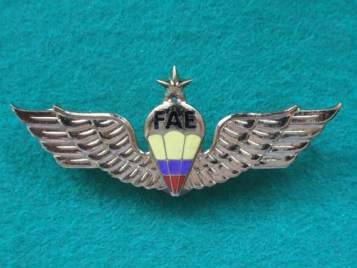 Ecuador Air Force Parachute Instructor Wings