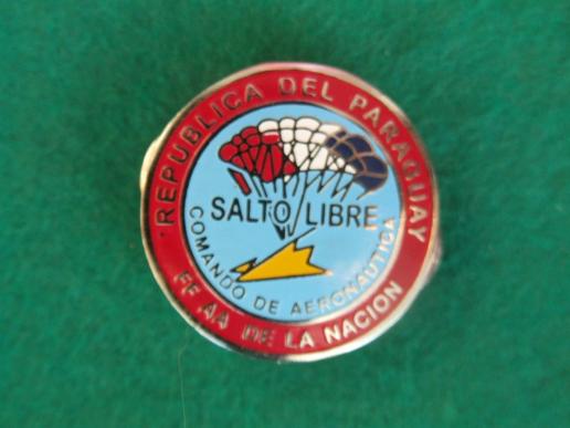 Paraguay Enlisted Freefall Parachute Badge