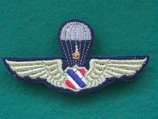 Thailand Air Force Basic Parachute Dress Wings  