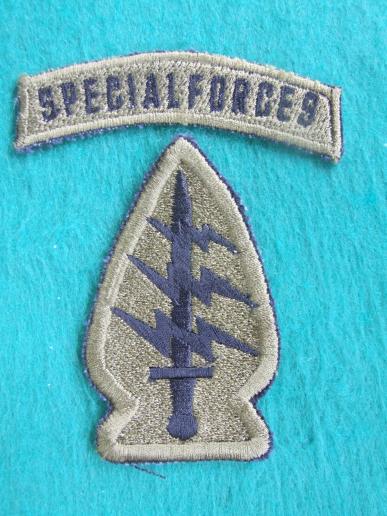USA Army 10th Special Forces Group Shoulder Patch and Title