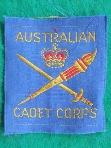 Australian Cadet Force Summer Dress Arm Badge 