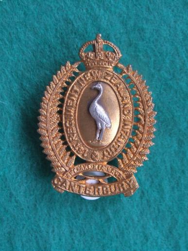 New Zealand Pre 1953 1st (Canterbury) Regiment Cap Badge 