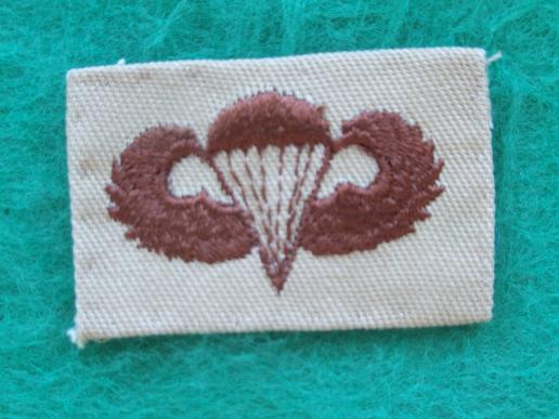 USA Army Basic Parachute Wings Desert Issue 