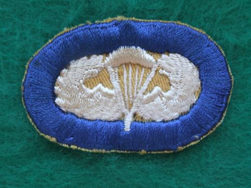 USA Army 53rd Quartermaster Detachment (Airdrop Support) Basic Parachute Wings Oval