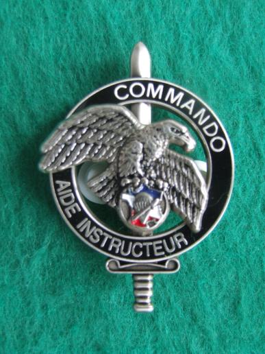 France C.N.E.C. COMMANDO AIDE INSTRUCTEUR Pocket Crest