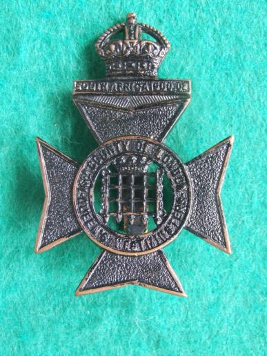 British Army 16th County of London Battalion (Queen's Westminister Rifles) Cap Badge