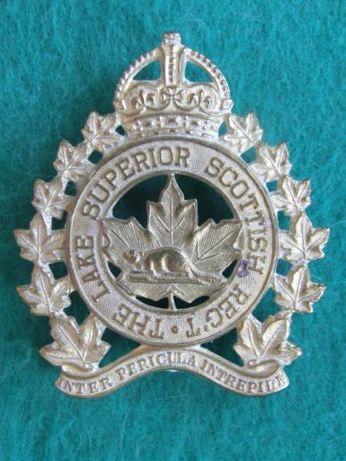 Canada Pre 1953 The Lake Superior Scottish Regiment Cap Badge 