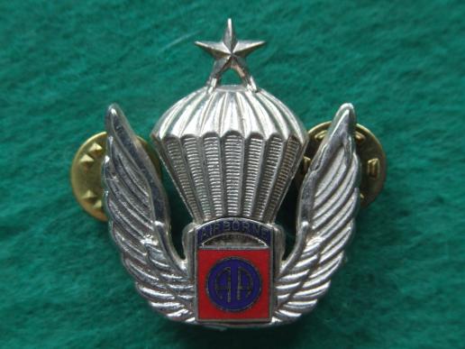 USA Army 82nd Airborne Division Senior Freeefall Parachute Wings