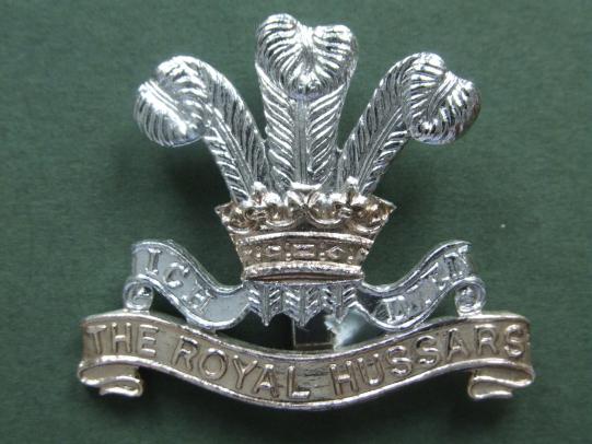 British Army The Royal Hussars Cap Badge