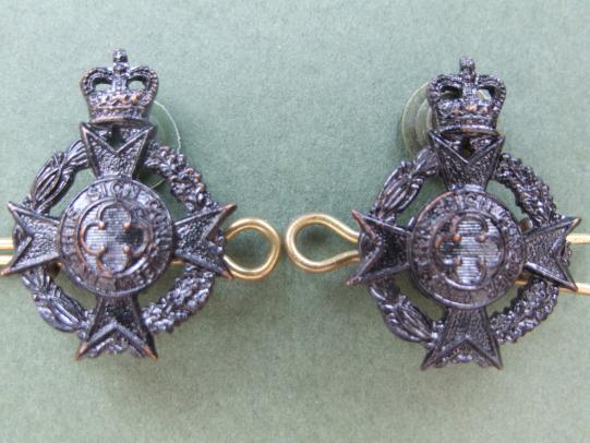 British Army Post 1953 Royal Army Chaplains Department Officers Service Dress Collar Badges