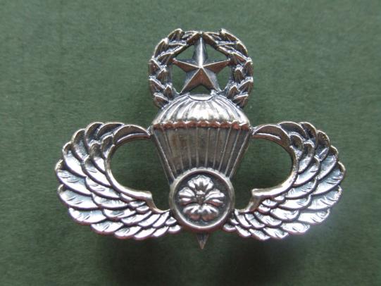 Republic of Korea Air Force Intelligence Master Parachute Wings