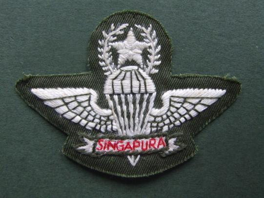 Singapore 1970's / 1980's Master Parachute Wings