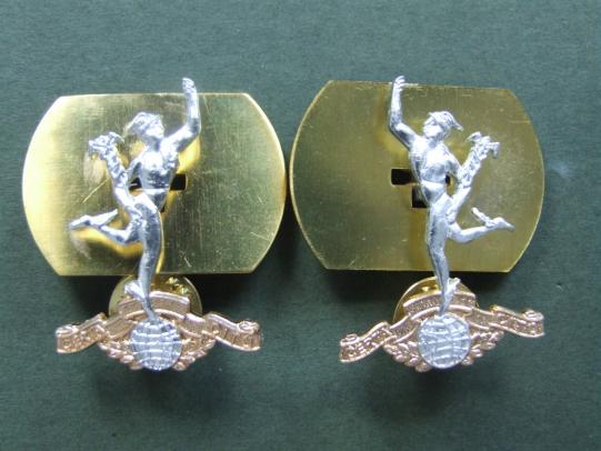 British Army Corps of Royal Signals Collar Badges