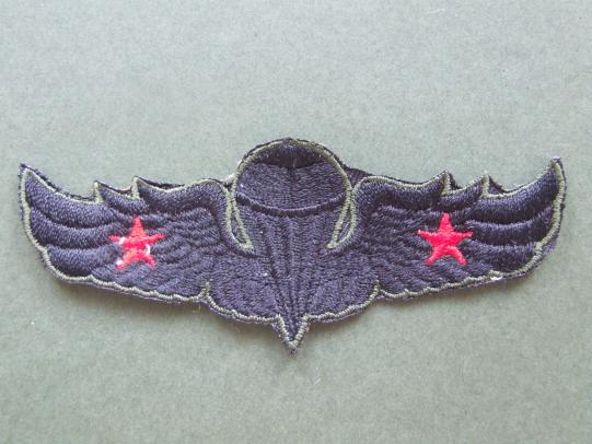 Indonesia Army Basic Parachute Wings with 2 Combat Jumps