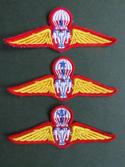 Thailand Army Parachute Wings Set