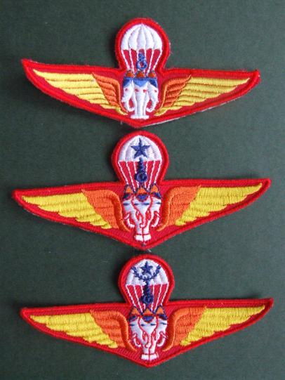 Thailand Army Parachute Wings Set