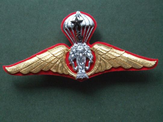 Thailand Army Senior Parachute Wings