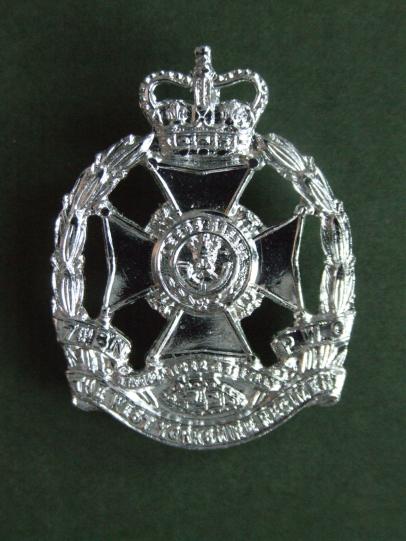 British Army The 7th Battalion Prince of Wales's Own, The West Yorkshire Regiment (Leeds Rifles) Cap Badge