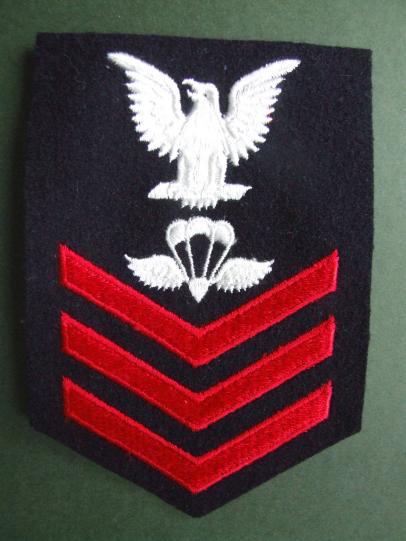 USA Navy 1st Class Petty Officer Parachute Rigger / Aircrew Survival Equipmentman Badge