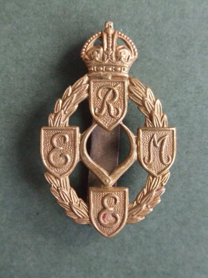 British Army Pre 1942 Royal Electrical & Mechanical Engineers Cap Badge